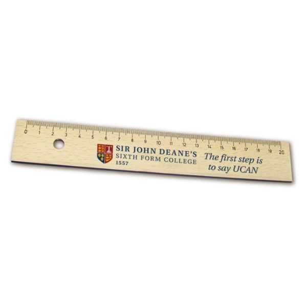 20cm ECO Premium Wooden Ruler